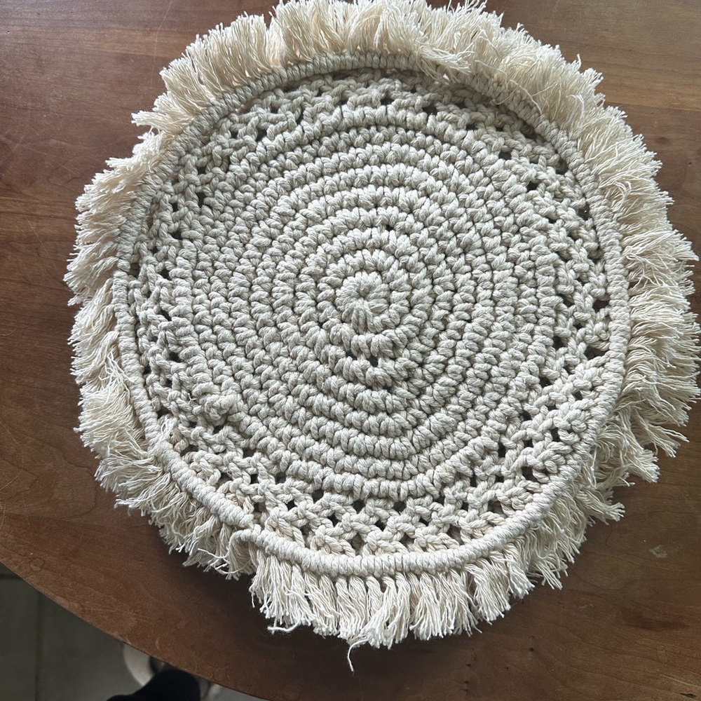 Tahari Home Crochet Placemats (4)
